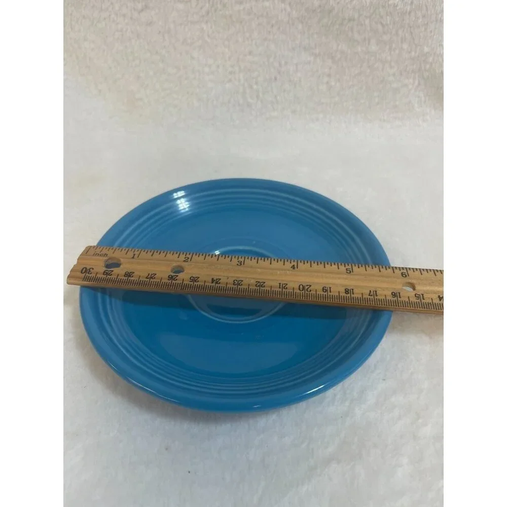 Homer Laughlin‎ China Co Fiestaware Peacock Blue Saucer Only Round Lead Free